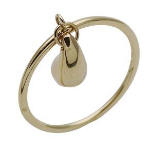 TIFFANY Authentic Gold Teardrop Ring